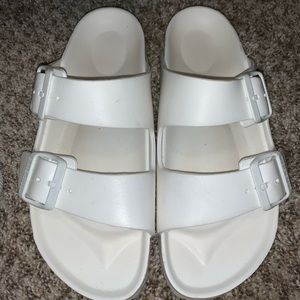 WHITE BIRKENSTOCKS